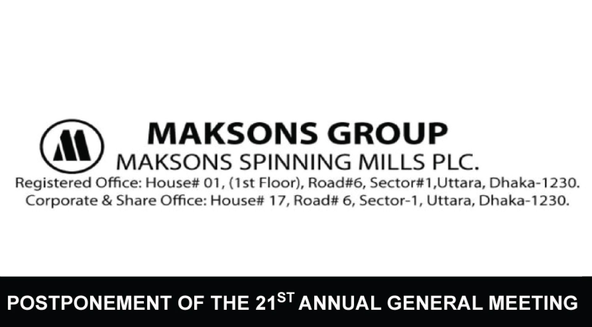 Maksons Spinning Mill PLC